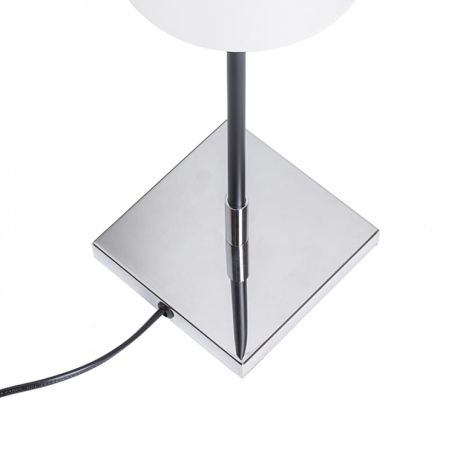 Przejdź do produktu LULU stołowa biała/czarna chrom 230V LED E27 8W