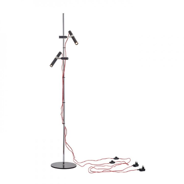 VIPER FL  czarna chrom 230V LED 2x3W 60°  3000K