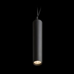 RIGA 28 wisząca czarna  230V LED 6W 38°  3000K