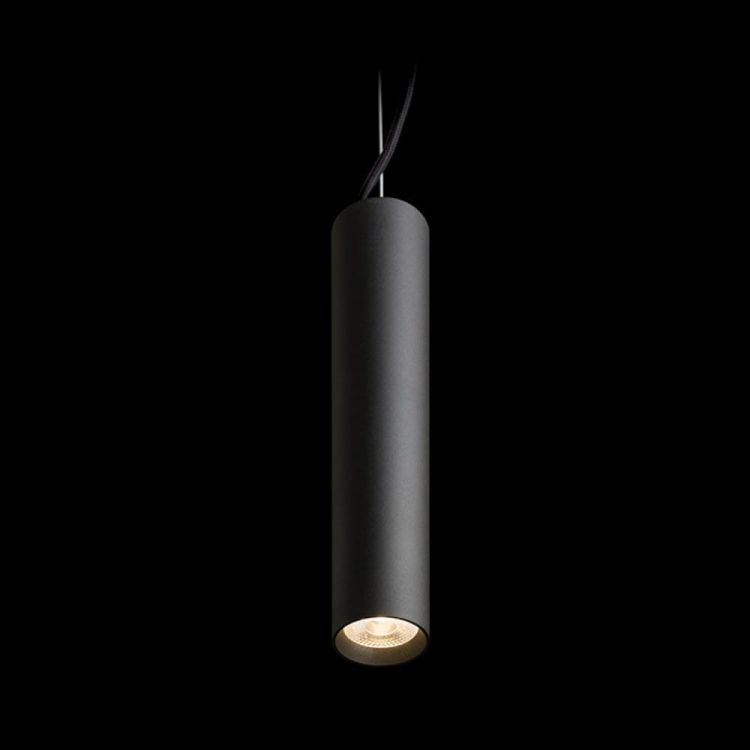 RIGA 28 wisząca czarna  230V LED 6W 38°  3000K
