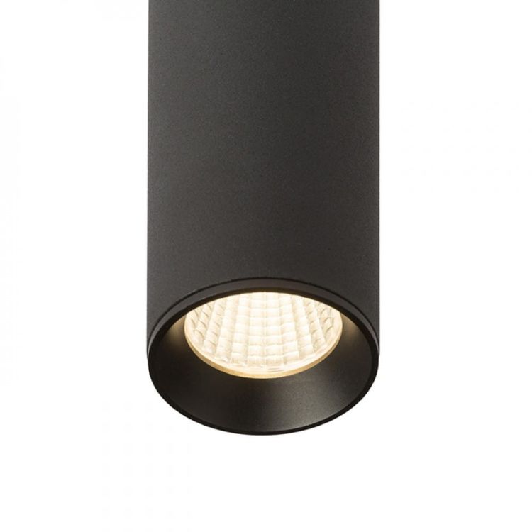 RIGA 18 sufitowa czarna  230V LED 4W 38°  3000K