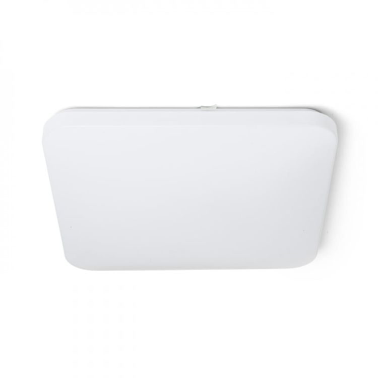 SEMPRE SQ 43 sufitowa z czujnikiem akryl mleczny 230V LED 36W 3000K