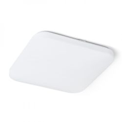 SEMPRE SQ 33 sufitowa z czujnikiem akryl mleczny 230V LED 24W 3000K