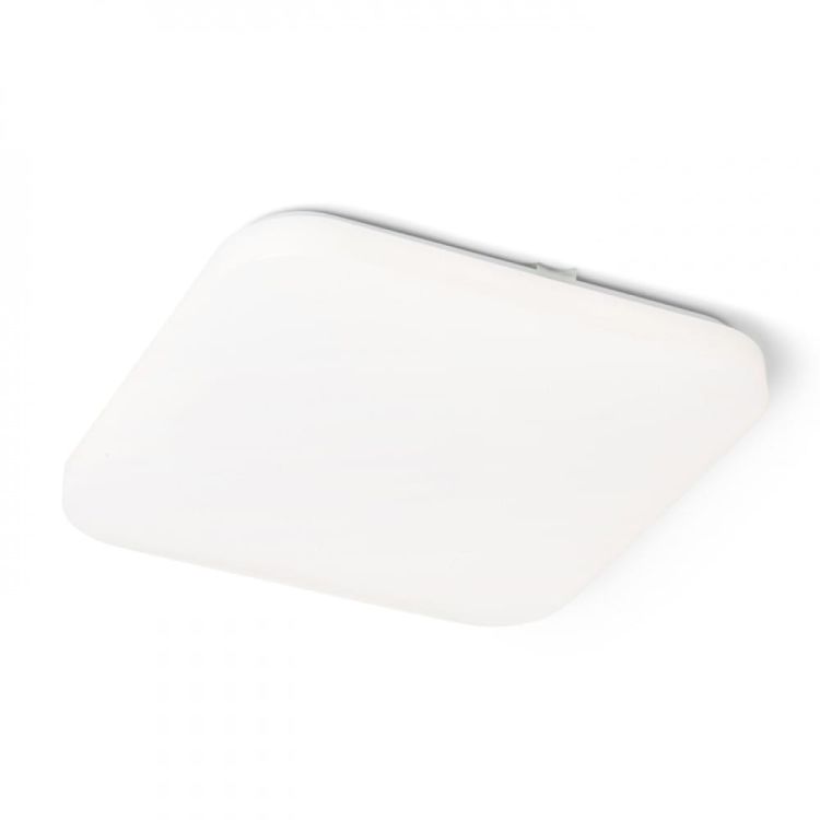 SEMPRE SQ 33 sufitowa z czujnikiem akryl mleczny 230V LED 24W 3000K