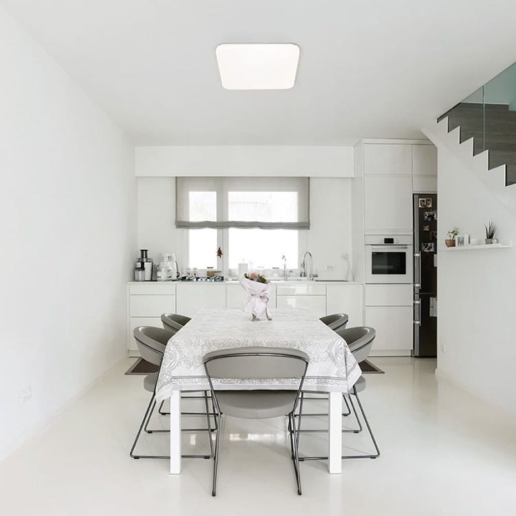 SEMPRE SQ 63 sufitowa akryl mleczny 230V LED 76W 3000K