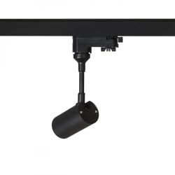 LOLLIPOP do szyny  3-faz czarna  230V LED 8W 40°  3000K