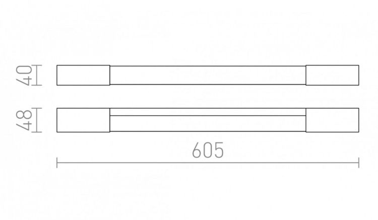 MIRANDA 60 ścienna  chrom 230V LED 8W IP44  3000K