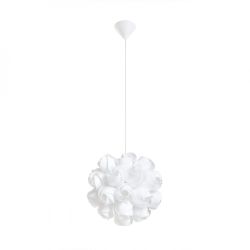 COCO wisząca  białe PCV 230V E27 28W