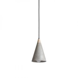 HEIDI wisząca  beton/drewno 230V E27 28W