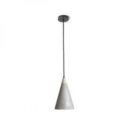 HEIDI wisząca  beton/drewno 230V E27 28W
