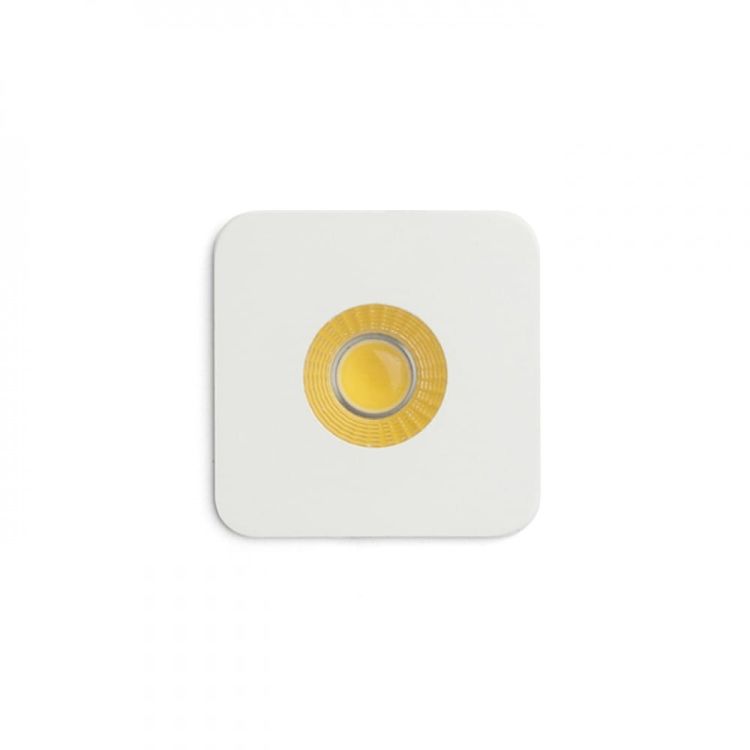 RIO SQ wpuszczana biała  230V LED 3W 22°  3000K