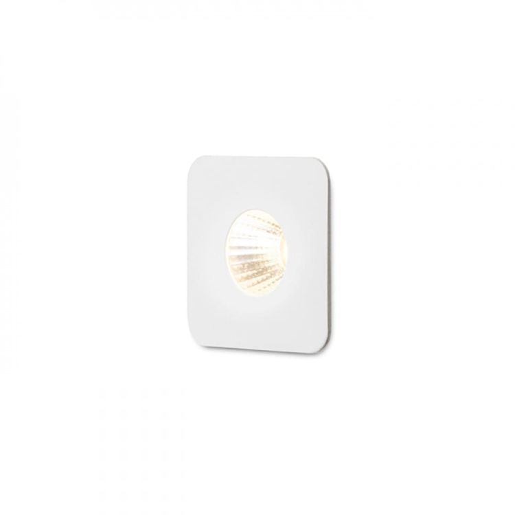 RIO SQ wpuszczana biała  230V LED 3W 22°  3000K