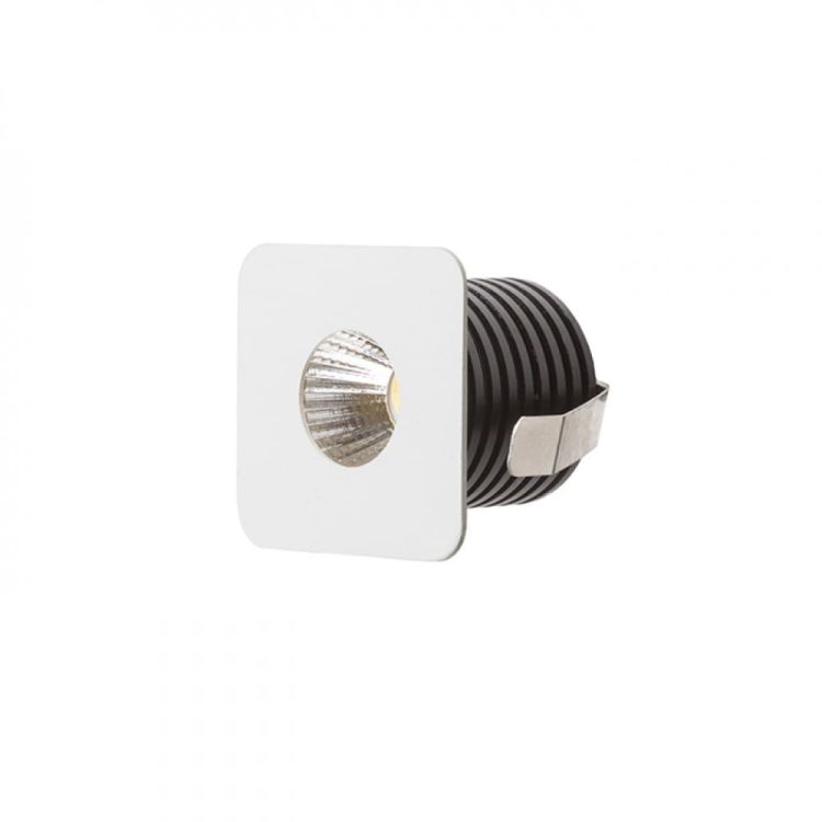 RIO SQ wpuszczana biała  230V LED 3W 22°  3000K