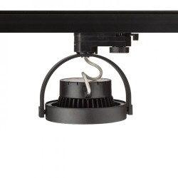 KELLY LED do szyny  3-faz czarna  230V LED 12W 24°  3000K