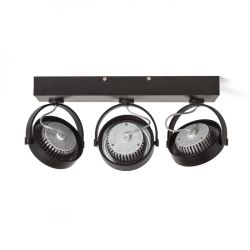 KELLY LED III ścienna czarna  230V LED 3x12W 24°  3000K