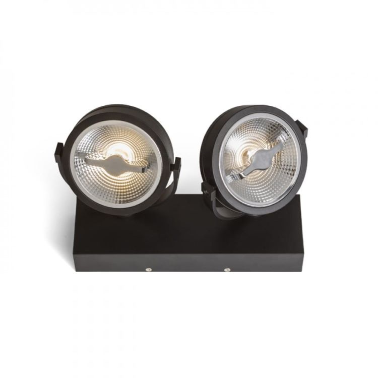 KELLY LED II ścienna czarna  230V LED 2x12W 24°  3000K