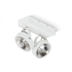 KELLY LED II ścienna biała  230V LED 2x12W 24°  3000K