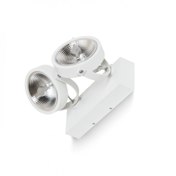 KELLY LED II ścienna biała  230V LED 2x12W 24°  3000K