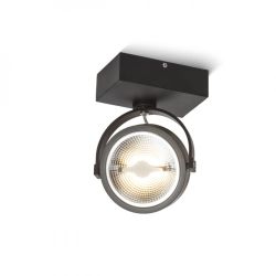 KELLY LED I ścienna czarna  230V LED 12W 24°  3000K