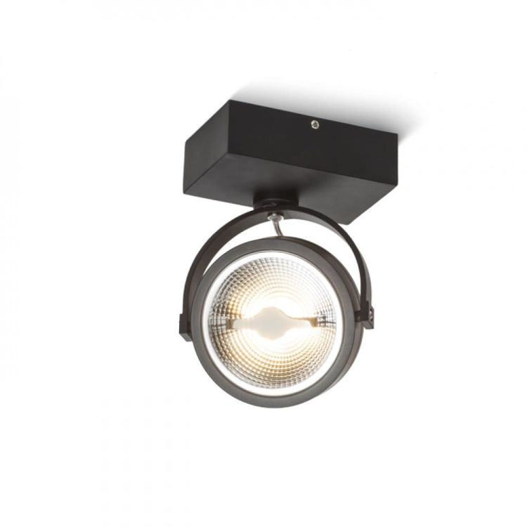 KELLY LED I ścienna czarna  230V LED 12W 24°  3000K