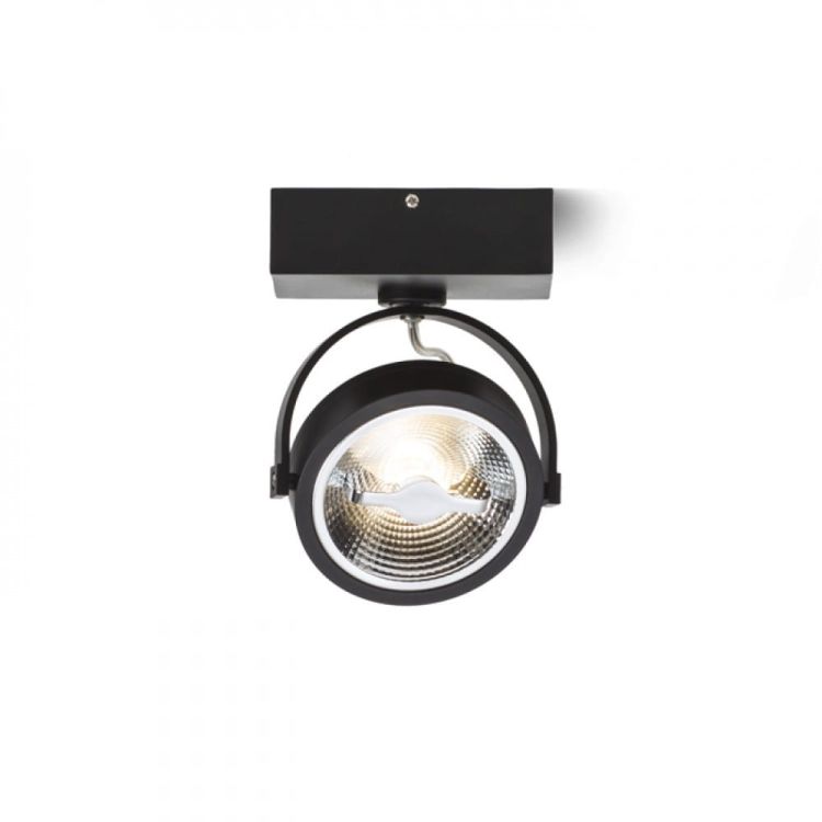 KELLY LED I ścienna czarna  230V LED 12W 24°  3000K