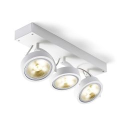 KELLY III ścienna biała  230V/12V G53 3x50W