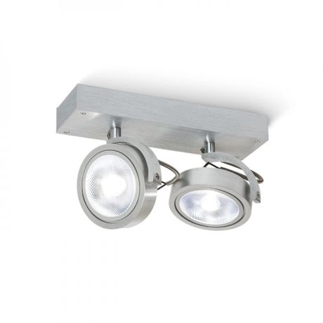 Przejdź do produktu KELLY II ścienna  aluminium szczotkowane 230V LED G53 2x15W