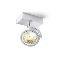 KELLY I ścienna  aluminium szczotkowane 230V/12V G53 50W