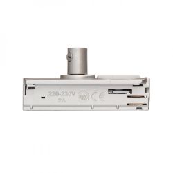 1F adapter srebrno-szara  230V