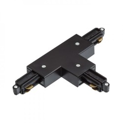 1F T łącznik prawy czarna  230V