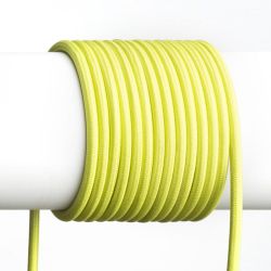 FIT 3x0,75 kabel tekstylny 1 mb limonkowa