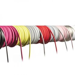 FIT 3x0,75 kabel tekstylny 1 mb czerwona