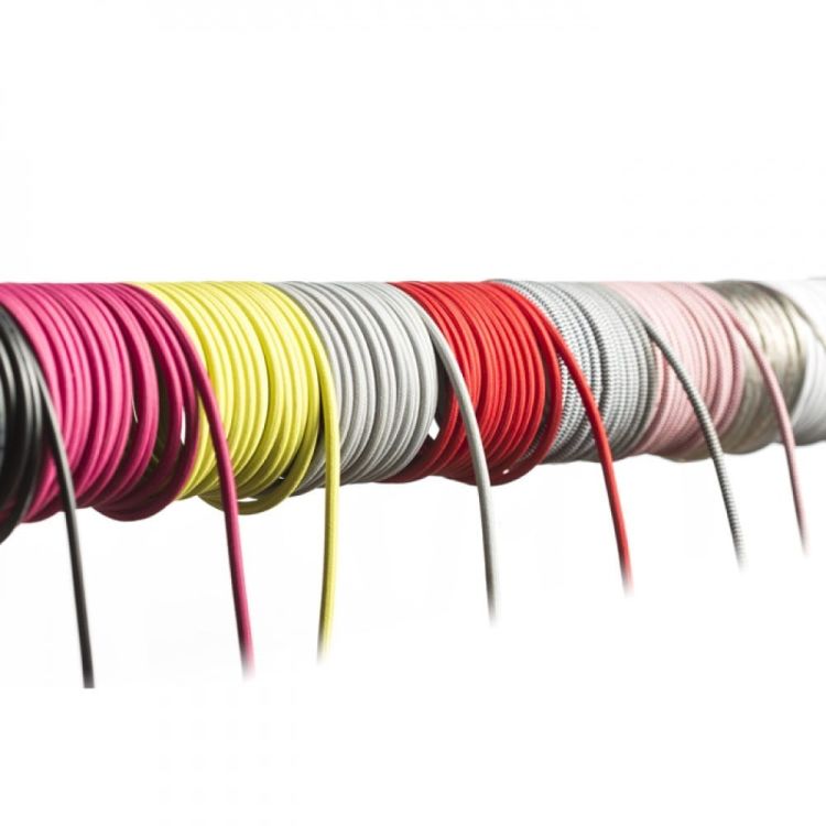 FIT 3x0,75 kabel tekstylny 1 mb czerwona