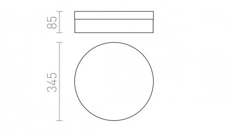 Przejdź do produktu AWE 33 sufitowa  chrom 230V LED 21W IP44  3000K