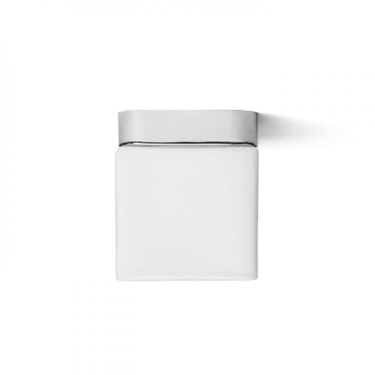 ESICA SQ sufitowa  chrom 230V LED 6W IP44  3000K