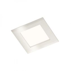 SLENDER SQ 8 wpuszczana  nikiel mat 230V LED 3W  3000K