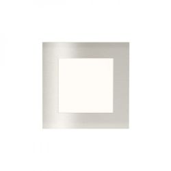 SLENDER SQ 8 wpuszczana  nikiel mat 230V LED 3W  3000K