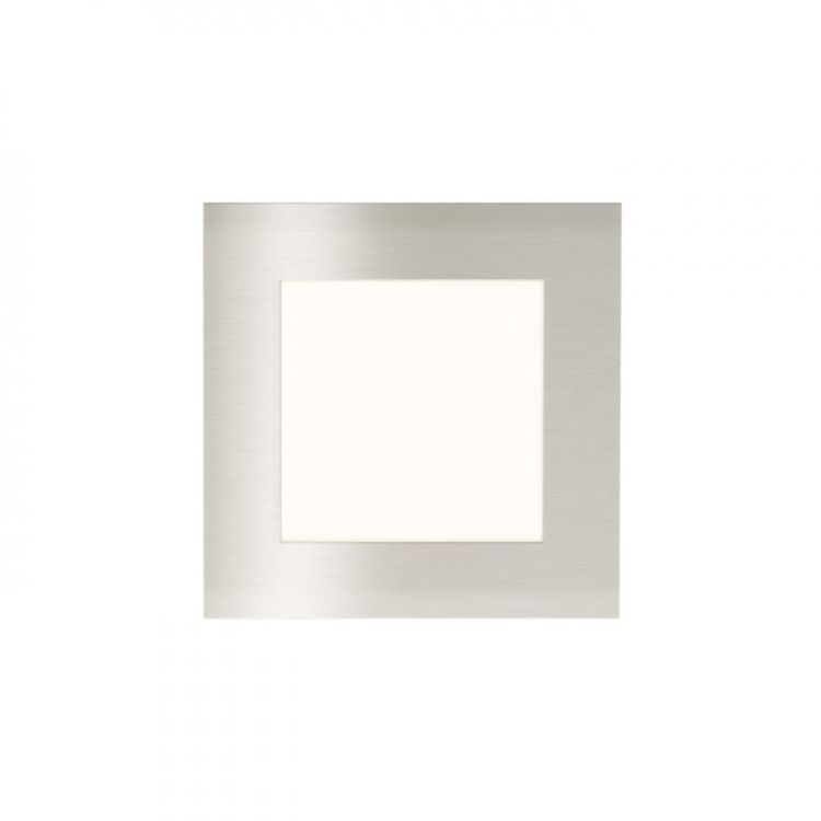 SLENDER SQ 8 wpuszczana  nikiel mat 230V LED 3W  3000K