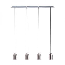 BABADES IV wisząca  nikiel mat 230V GU10 4x35W