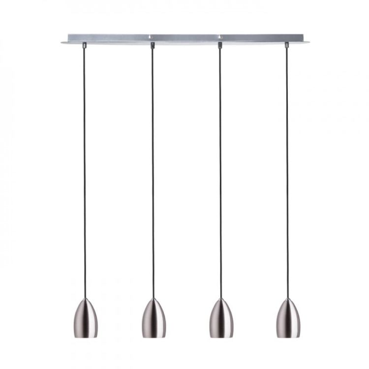 BABADES IV wisząca  nikiel mat 230V GU10 4x35W