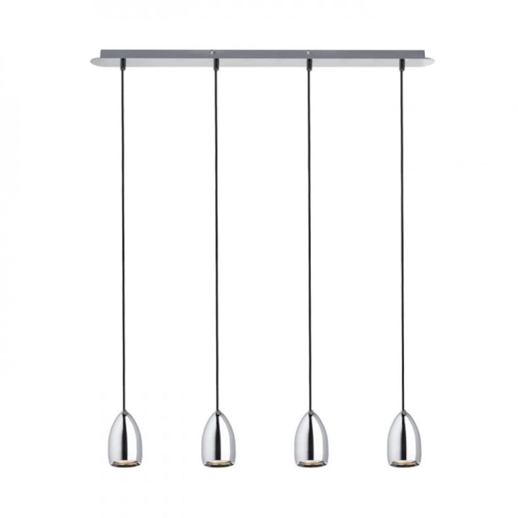 BABADES IV wisząca  chrom 230V GU10 4x35W