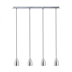 BABADES IV wisząca  chrom 230V GU10 4x35W