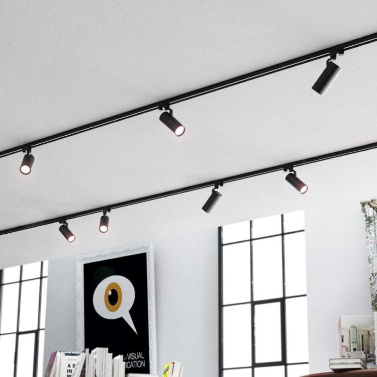 FANGIO do szyny  3-faz czarna  230V LED 25W 36°  3000K