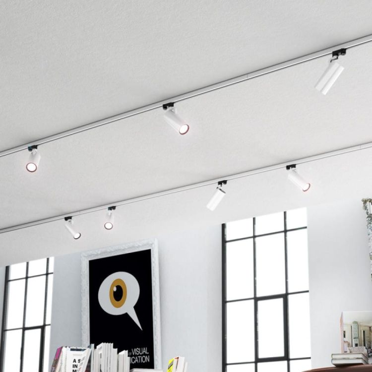 FANGIO do szyny  3-faz srebrno-szara  230V LED 25W 36°  3000K