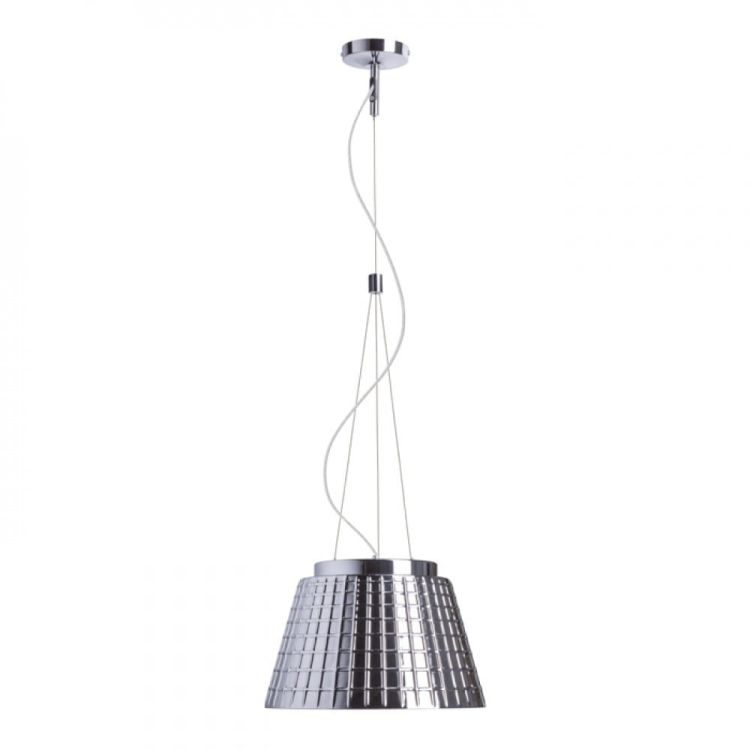 CORONA wisząca  szkło chromowane 230V E27 42W
