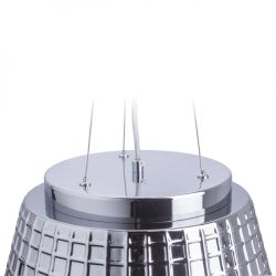 CORONA wisząca  szkło chromowane 230V E27 42W