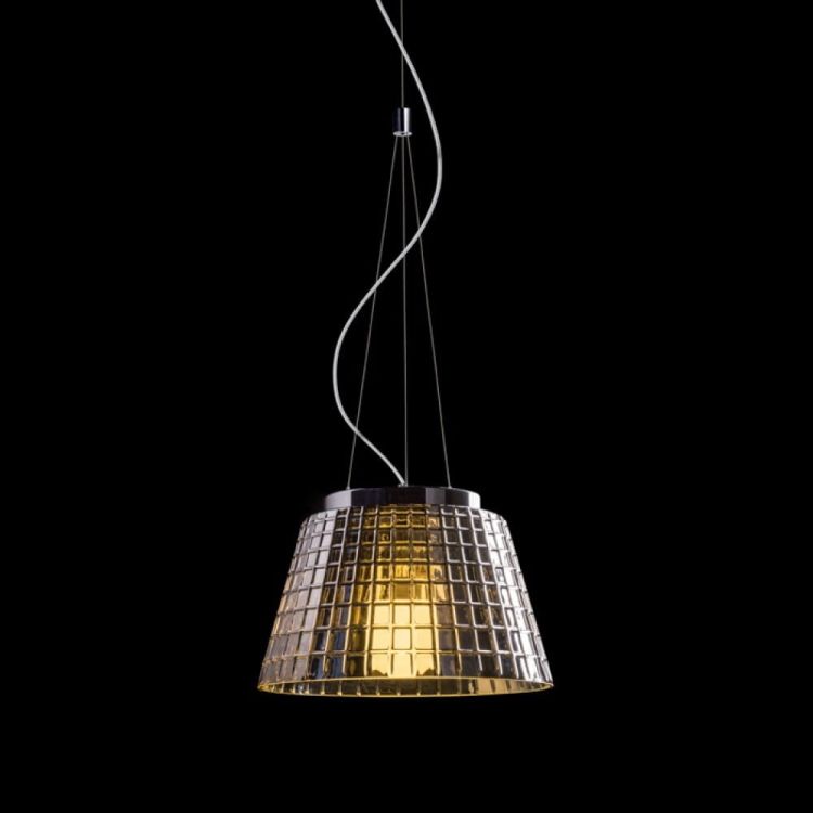 CORONA wisząca  szkło chromowane 230V E27 42W