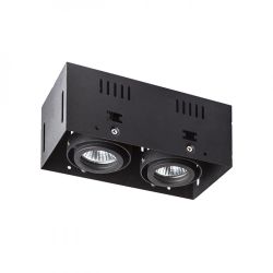 ELECTRA II  czarna  230V GU10 2x50W