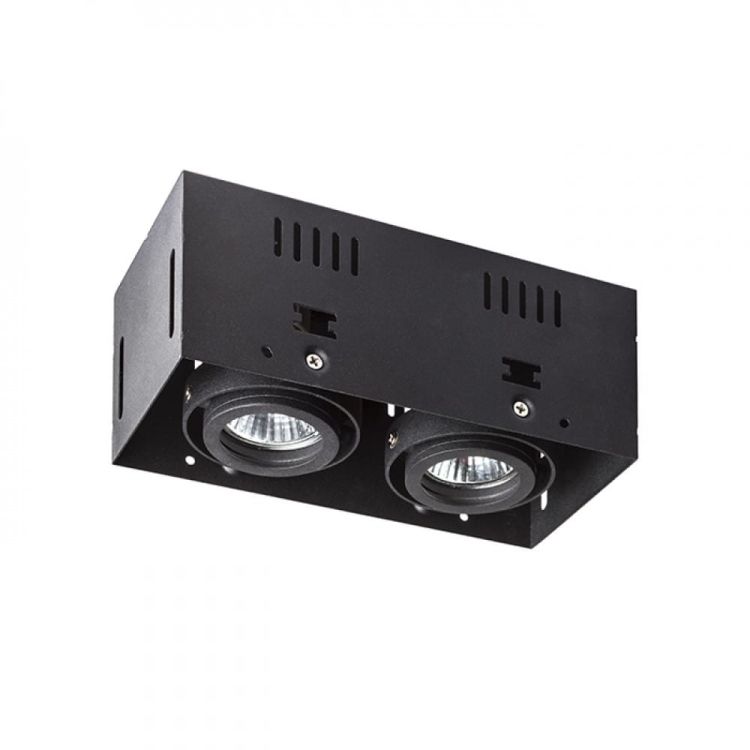 ELECTRA II  czarna  230V GU10 2x50W