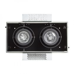 ELECTRA II  czarna  230V GU10 2x50W